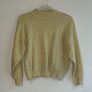 Women's Classic Sweater in Faded Yellow